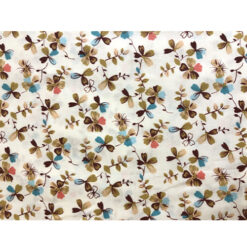 100% algodón, diseño flores