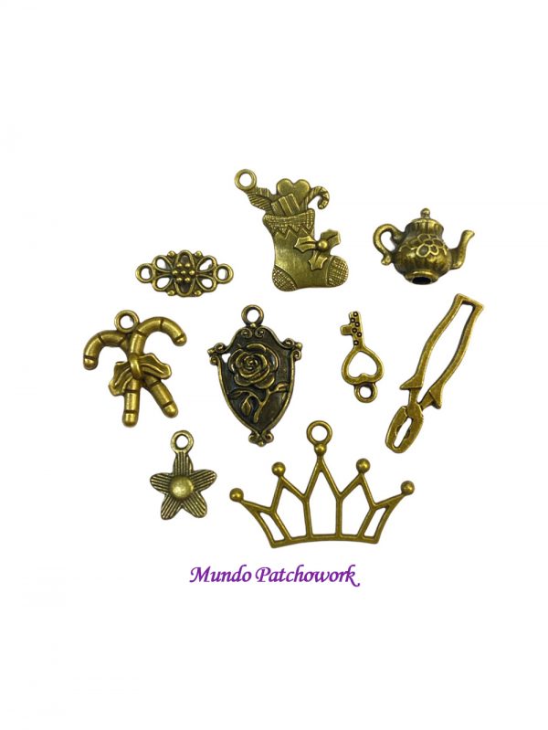 Tiradores bronce vintage  020  diferentes figuras x 09 unidades