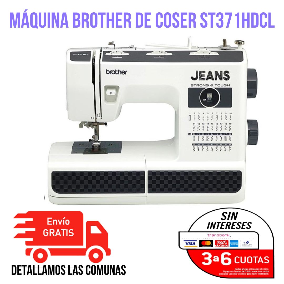 Máquina Brother de Coser ST371HD (Jeans) – MundoPatchwork