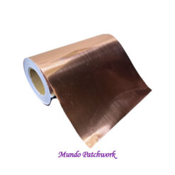 Vinilo KAB-054 adhesivo decorativo Metálico PREMIUM 30,5cm ancho x 1 mt. color rose dorado cepillado