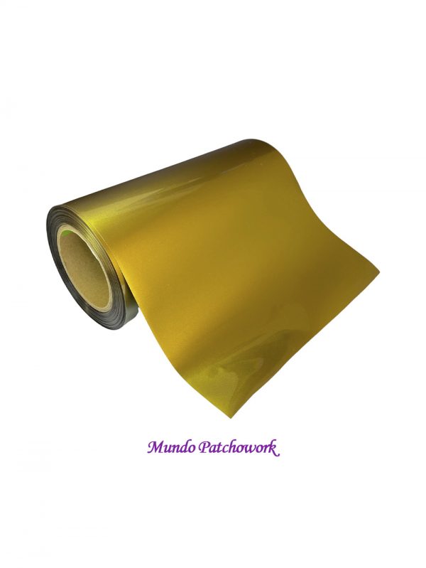Vinilo KPB-005 Premiun Textil Chamaleón PREMIUM 25cm ancho x 1 mt. color dorado
