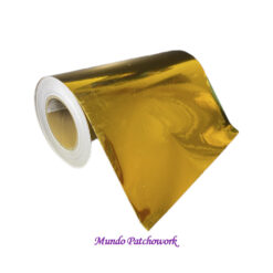 Vinilo KAB-050 adhesivo decorativo Metálico PREMIUM 30,5cm ancho x 1 mt. color dorado