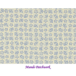 100% algodón, diseño celeste