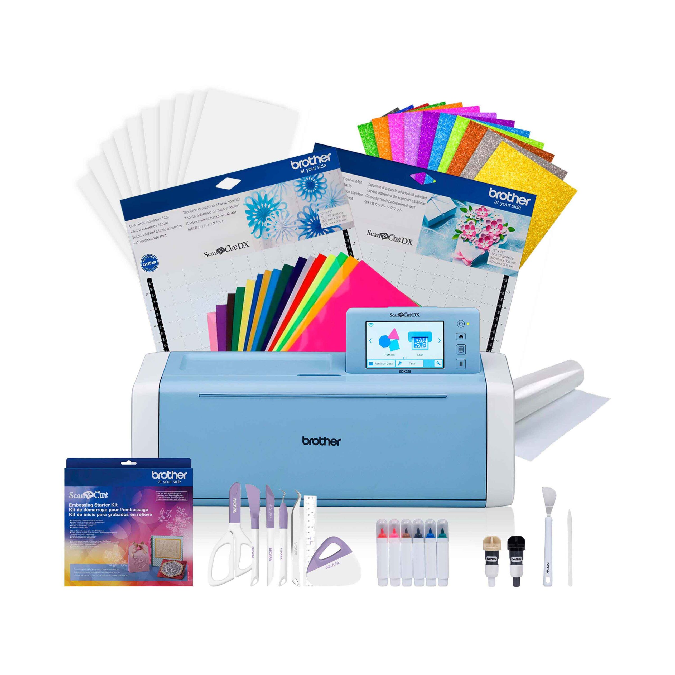 Kit SC106411 ScanNCut SDX225 Brother + Kit Inicio grabados en relieve + Nicap