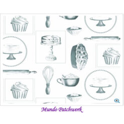 100% algodón, diseño cocina