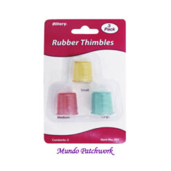 Set dedales de goma, pequeño, mediano y grande