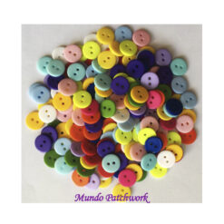 Botón 256 para muñecas de acrilico, mide 9mm x 28 unidades