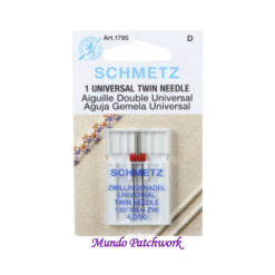 Aguja gemela Schmetz tamaño 4,0/90 x unidad