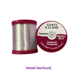 Hilo 9959900 transparente Coats Clark 400 yardas
