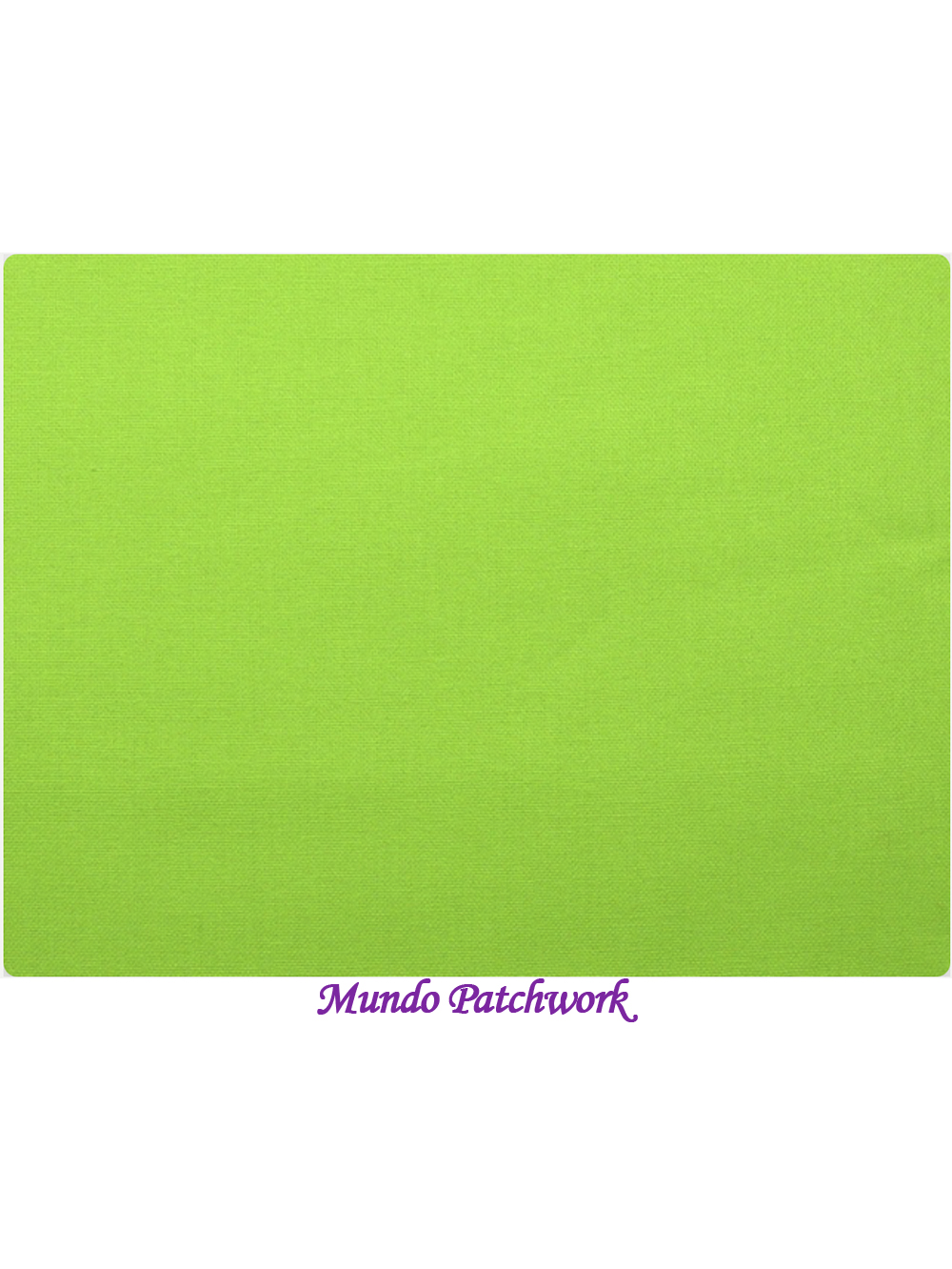 Tela CD-10000-100% algodón, color solido verde jazmin, mide 110cm ancho x  30 cm. – MundoPatchwork