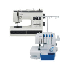 Combo BROTHER 002 - MAQ COSER JEANS ST371 HDCL + OVERLOCK 3534DT