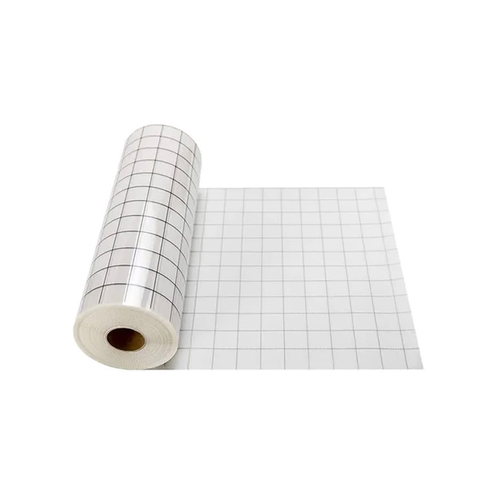 Papel De Transferencia De Vinilo Adhesivo Transparente Con Rejilla De Alineación ancho 30cm x 50 cm