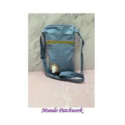 Bolso en tela para pasear mascota, mide 23 cm alto x 18 cm ancho