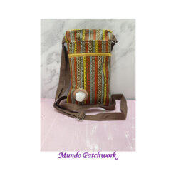 Bolso en tela para pasear mascota, mide 23 cm alto x 18 cm ancho