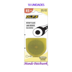 Repuesto Olfa para cortadores 45 mm x 10 unidades