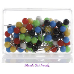 Alfileres cabeza de bola miden 1cm x 60 unidades