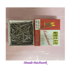 Alfileres metálicos x 100 miden 25mm