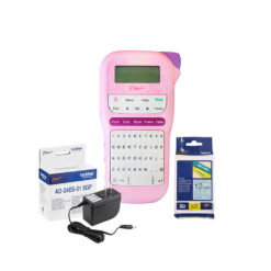 KIT Rotuladora Brother PTH110PK + Adaptador de corriente+ Cinta Adhesiva