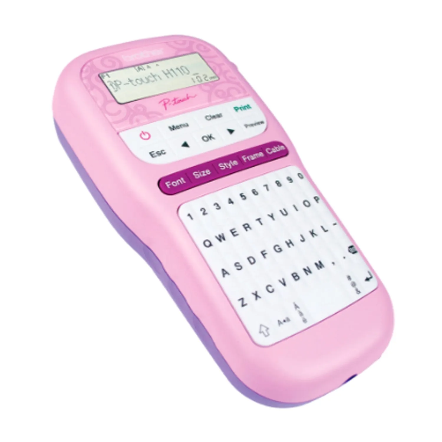 KIT Rotuladora Brother PTH110PK + Adaptador de Corriente + Cinta alternativa tex - Imagen 2