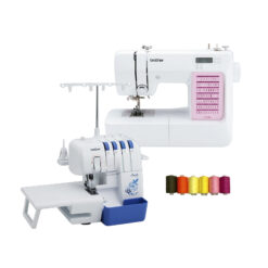Combo BROTHER 005 -Maquina Coser SH7700 + Overlock 3534DT