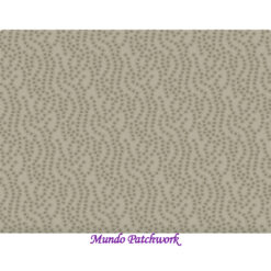 100% algodón, diseño gris puntitos