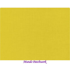100% algodón, color sólido amarillo mostaza, 110 cm ancho x 30 cm