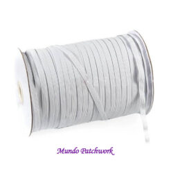 Elástico color blanco 5mm ancho x 1 mt