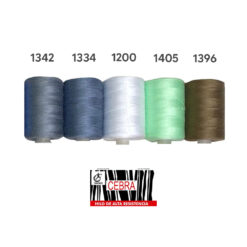 Hilos marca CEBRA de 1000 yardas de polyester alta resistencia