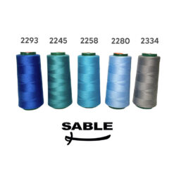 Hilos de coser marca Sable de 2000 yardas de polyester alta resistencia