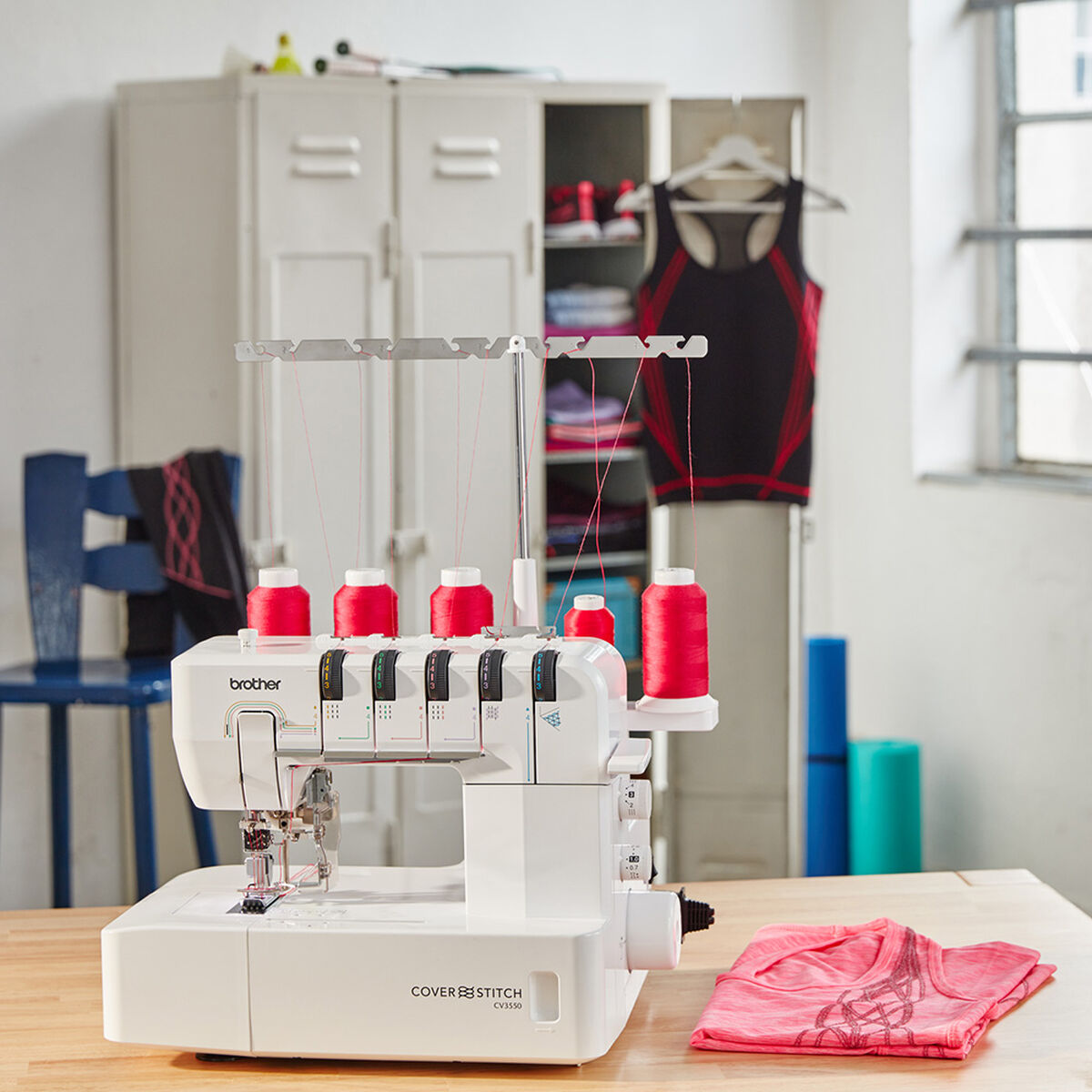 Combo Brother Overlock 3534DT + Colleretera CV3440CL - Imagen 8