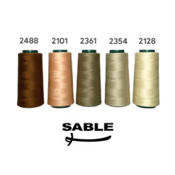 Hilos de coser marca Sable de 2000 yardas de polyester alta resistencia