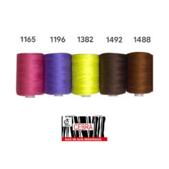 Hilos  de coser marca CEBRA de 1000 yardas de polyester alta resistencia