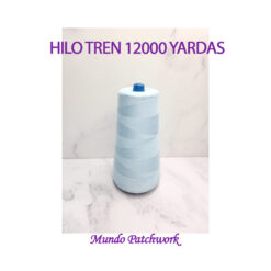 Hilos 100% algodón marca TREN, cada cono 12.000 yardas