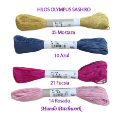 Hilo – H05 -Olympus Sashiko 20 mt (100% algodón)x unidad se venden