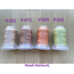 Hilo polyester matizado Brothread americano, para bordadoras, 500 yardas