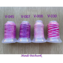 Hilo polyester matizado Brothread americano, para bordadoras, 500 yardas