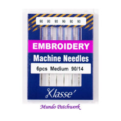 Agujas Klasse para bordado 90/14 x 6 unidades