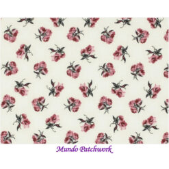 100% algodón, diseño flores