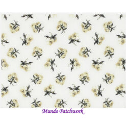 100% algodón, diseño floral