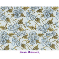 100% algodón, diseño flores