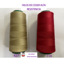 Hilo de coser marca Sable de 2000 yardas de polyester, alta resistencia