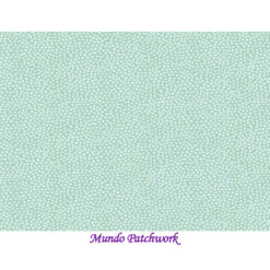 100% algodón, fondo turquesa suave, con mini estrellas