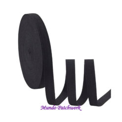Cinta espiga color negro ancho 25mm x 1 mt