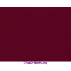 100% algodón, color rojo granate, 110 cm ancho x 30 cm