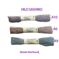 Hilo Sashiko 40 mt, colores sólidos, se venden por unidad