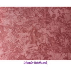 100% algodón, diseño marmoleado color palo rosa 110cm ancho x 30cm