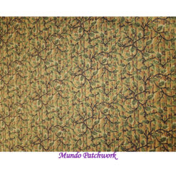 100% algodón diseño hojas