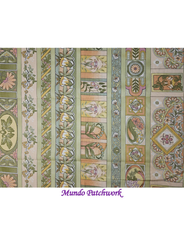 Tela JA-10264-063- 100% algodón,diseño  flores 110cm ancho x 30cm