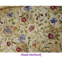 100% algodón,diseño flores