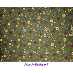 100% algodón, diseño floral